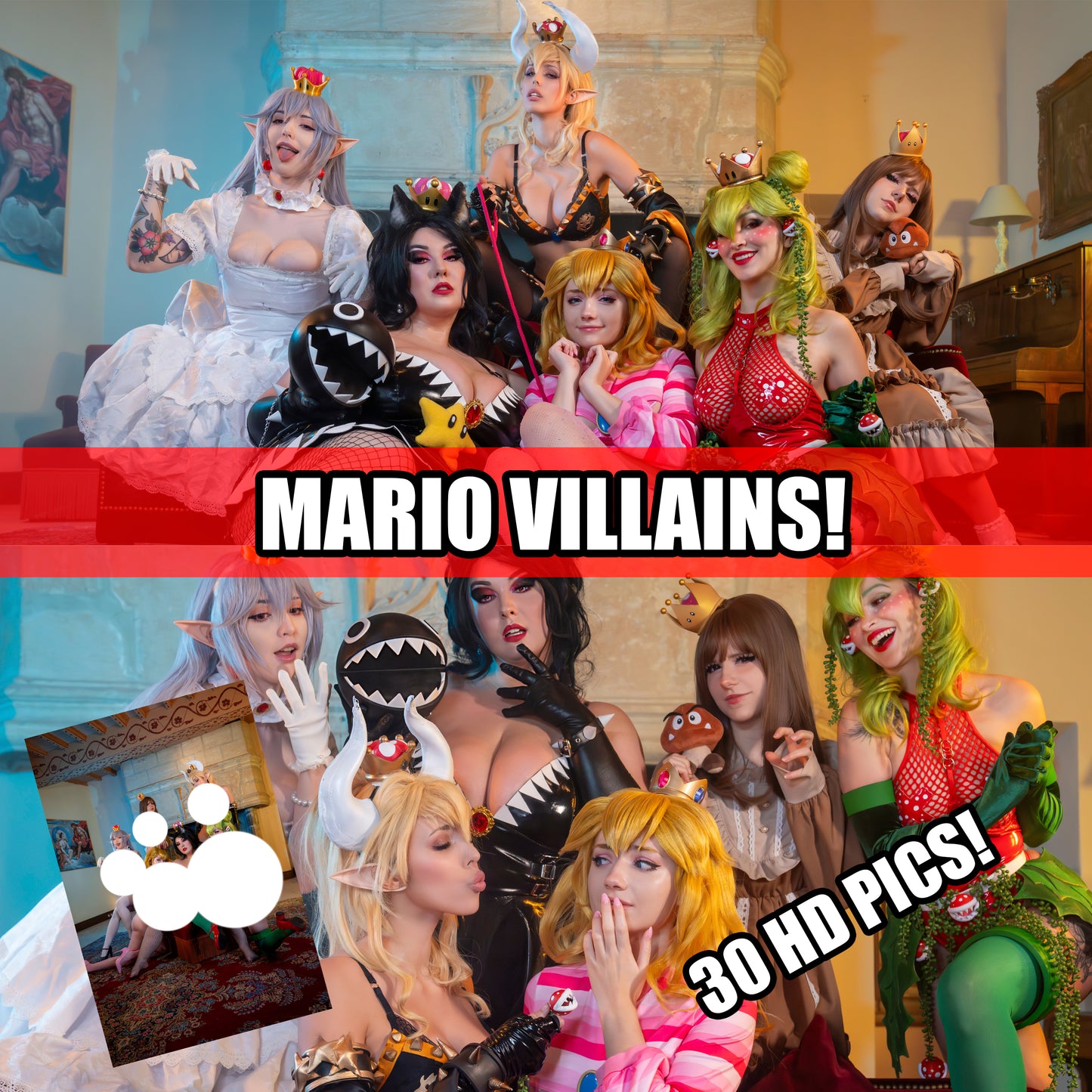 Mario Collab HD Photoset - Digital Download - KatekeyCosplayShop