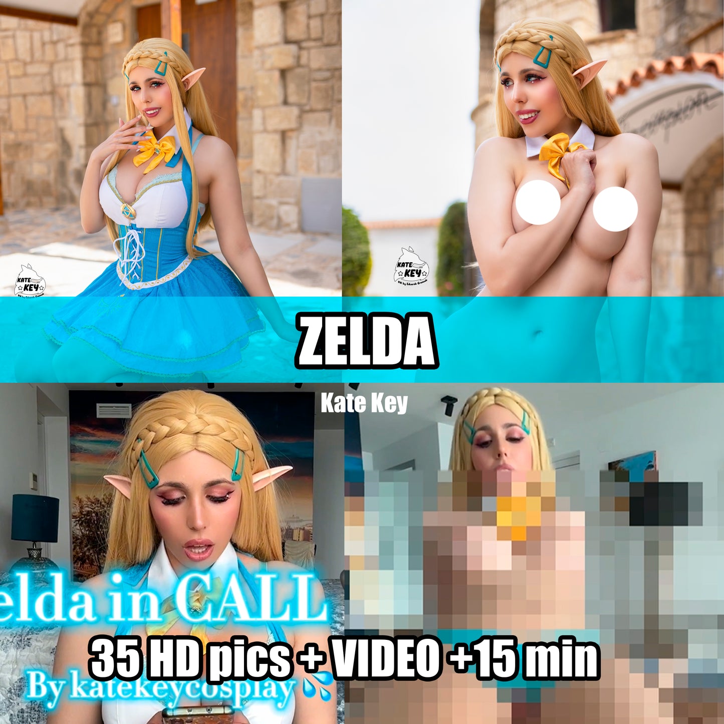 Zelda Cosplay HD set + video - Digital Dowload - KatekeyCosplayShop