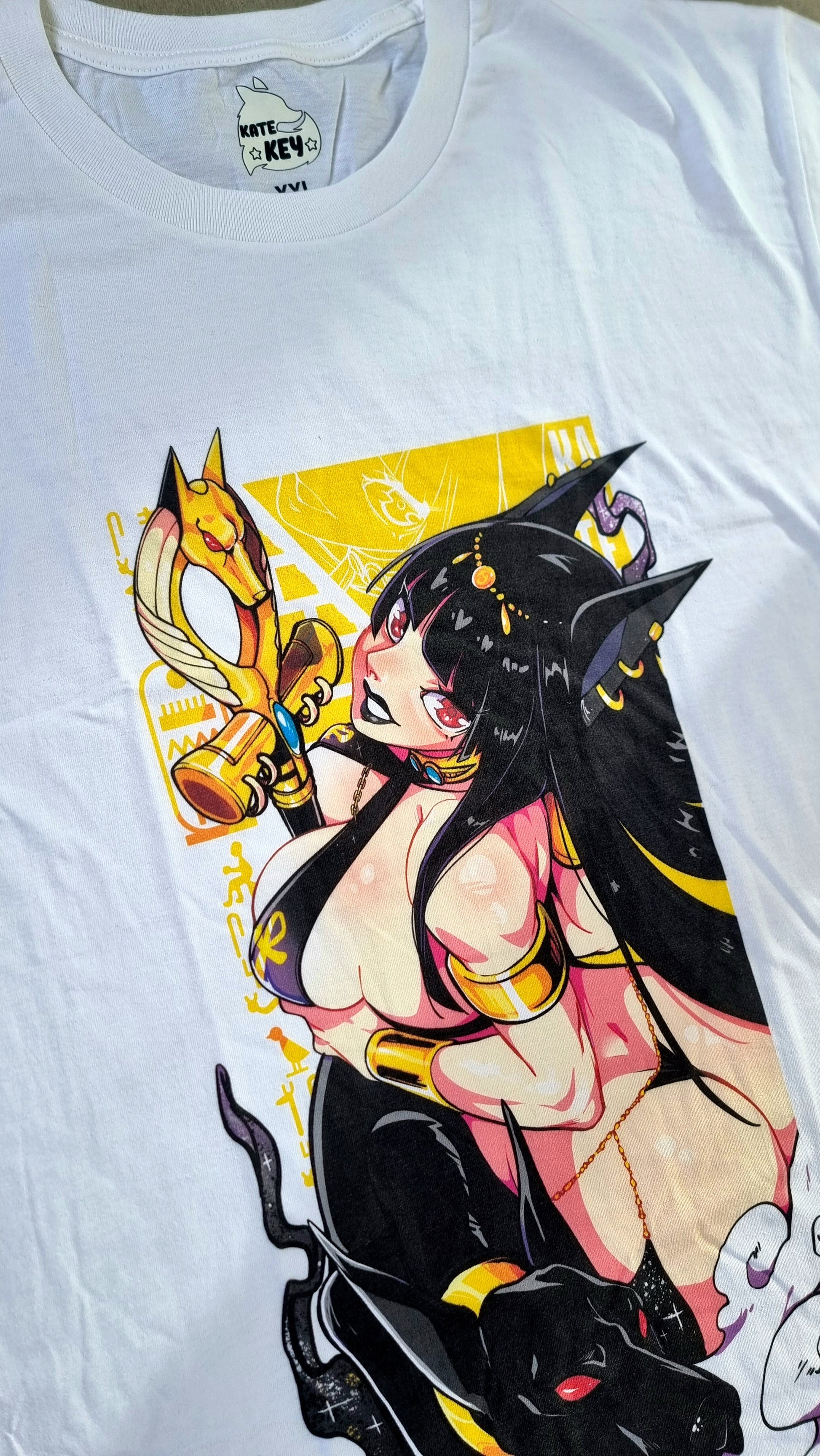 Anubis (White) T-Shirt 👕 - KatekeyCosplayShop