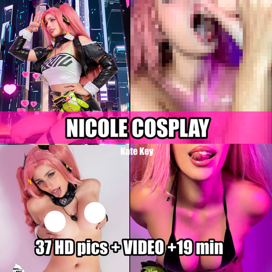 Nicole cosplay Zenless Zone Zero HD set + video